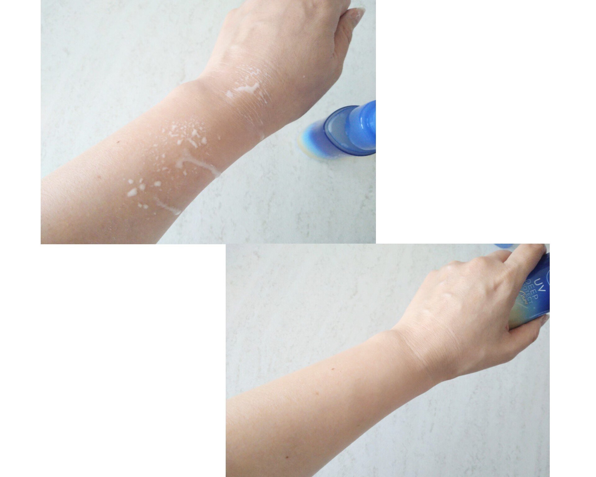 ニベアUV ディーププロテクト＆ケア ミルクミスト/ニベア/日焼け止めミスト・スプレーを使ったクチコミ（3枚目）