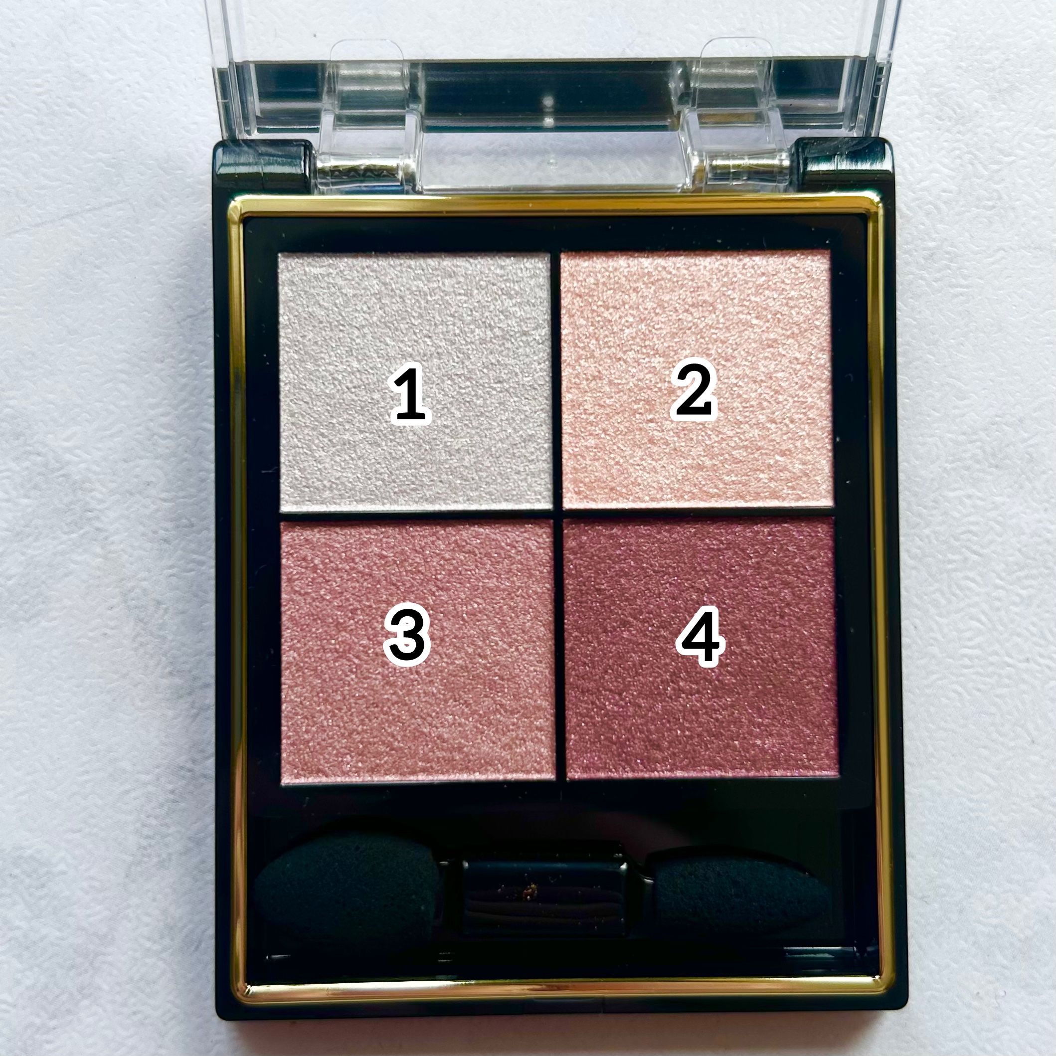 リアルクローズシャドウ/excel/アイシャドウパレットを使ったクチコミ（2枚目）