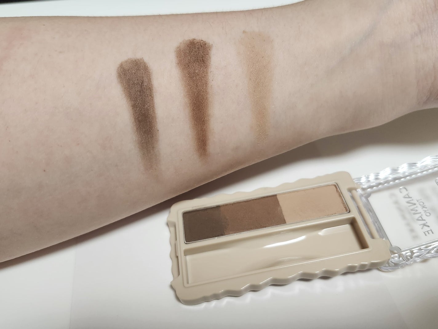 フィットスタイラーアイブロウ/キャンメイク/パウダーアイブロウを使ったクチコミ(4枚目)