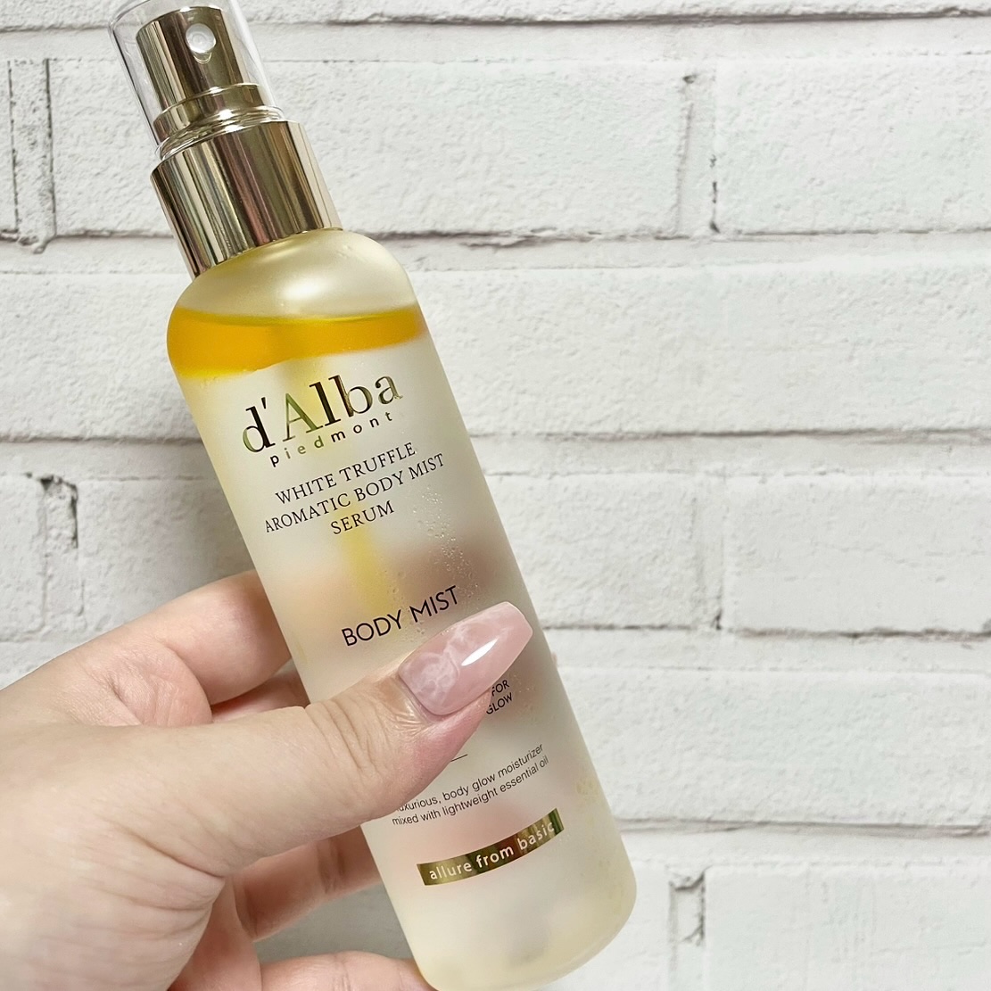 ホワイトトリュフアロマティックボディミストセラム/ダルバ/ボディオイルを使ったクチコミ（2枚目）