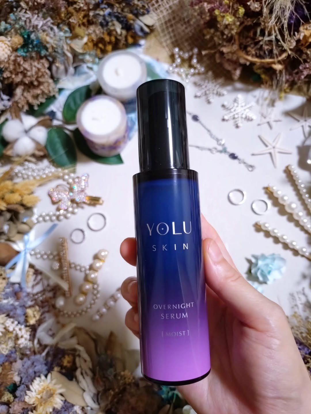ヨル スキン オーバーナイトセラム モイスト/YOLU/美容液を使ったクチコミ（2枚目）