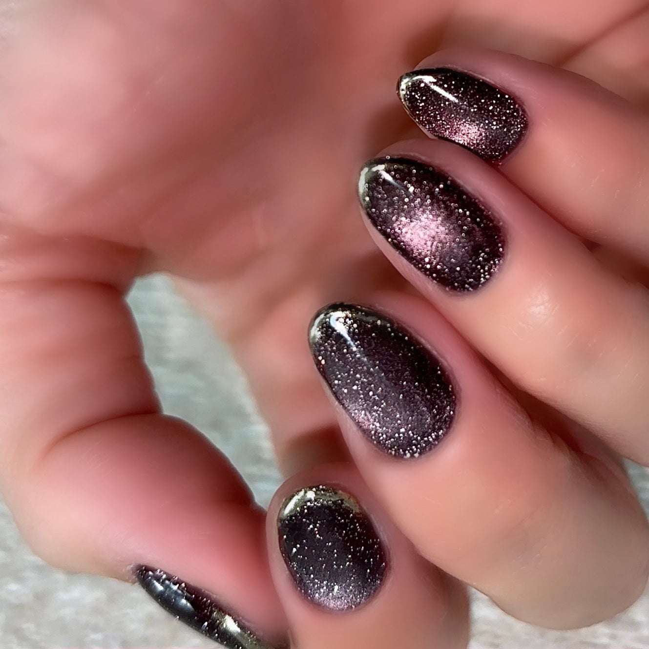 銀河シリーズ magnet/ネイル工房/ジェルネイルを使ったクチコミ(4枚目)