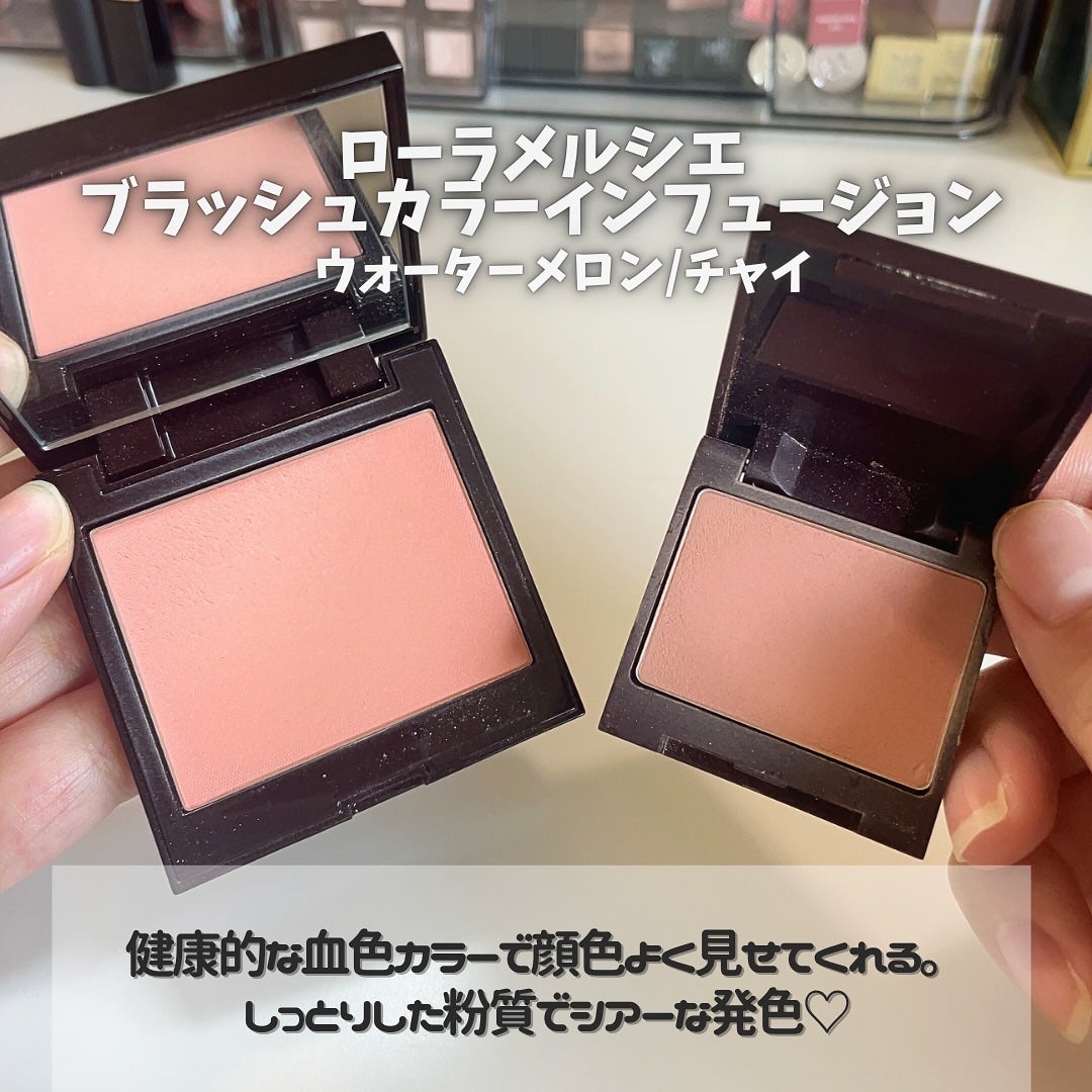 ブラッシュ カラー インフュージョン/ローラ メルシエ/パウダーチークを使ったクチコミ(5枚目)