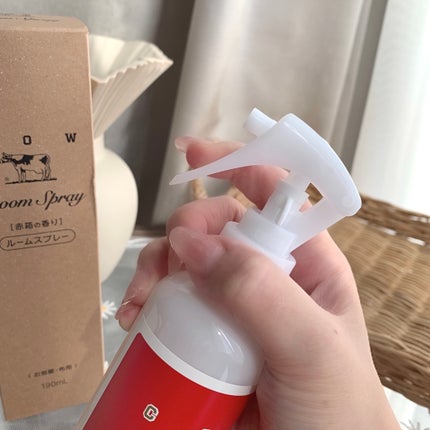 ルームスプレー 赤箱の香り/カウブランド/ファブリックミストを使ったクチコミ(5枚目)