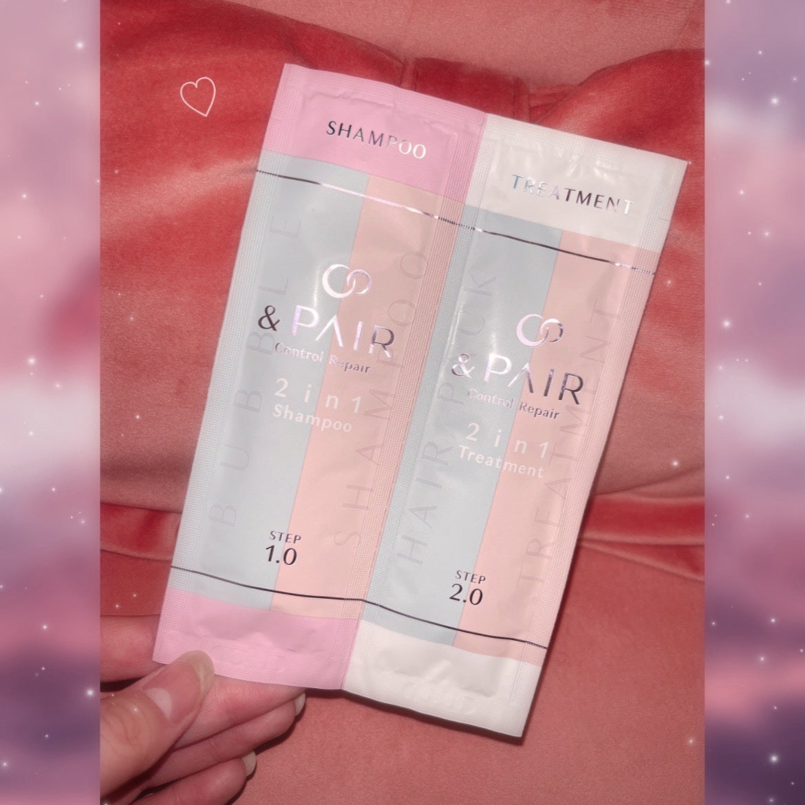 アンドペア コントロール リペア 2in1 シャンプー&ヘアトリートメント/&PAIR/市販シャンプーを使ったクチコミ(1枚目)