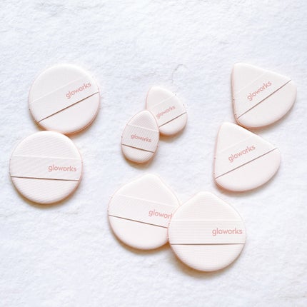 Tear-off palette puff(しっとりカバーパフ)/gloworks/パフ・スポンジを使ったクチコミ(3枚目)