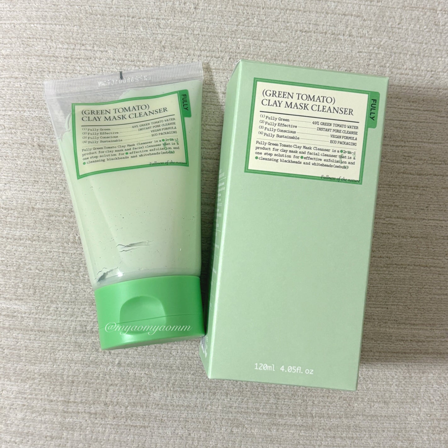 グリーントマトクレイマスククレンザー/FULLY/洗い流すパック・マスクを使ったクチコミ(1枚目)