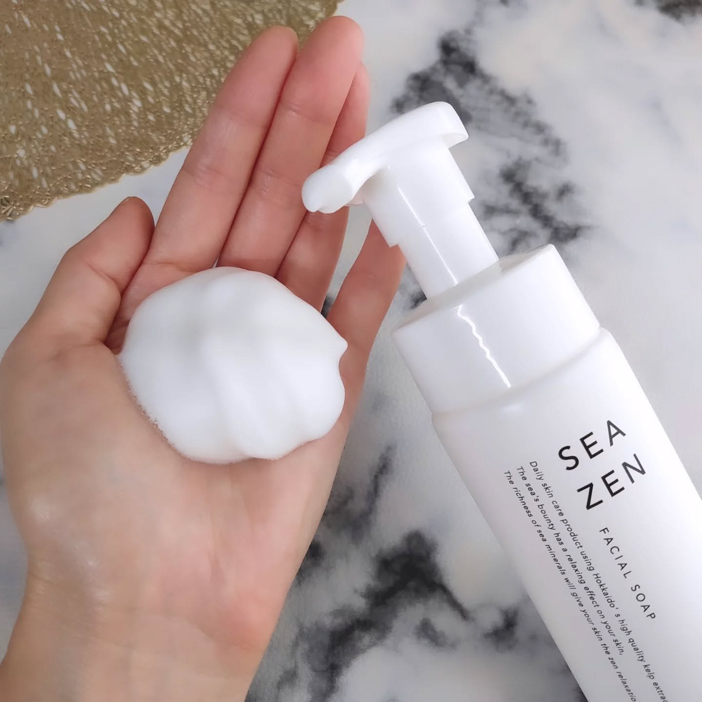 フェイスソープ/SEA ZEN/泡洗顔を使ったクチコミ（3枚目）