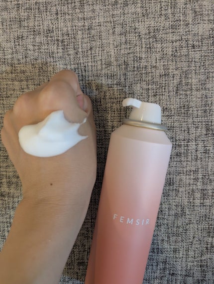 スパークリングホイップウォッシュ/FEMSIR/デリケートゾーンケアを使ったクチコミ(2枚目)