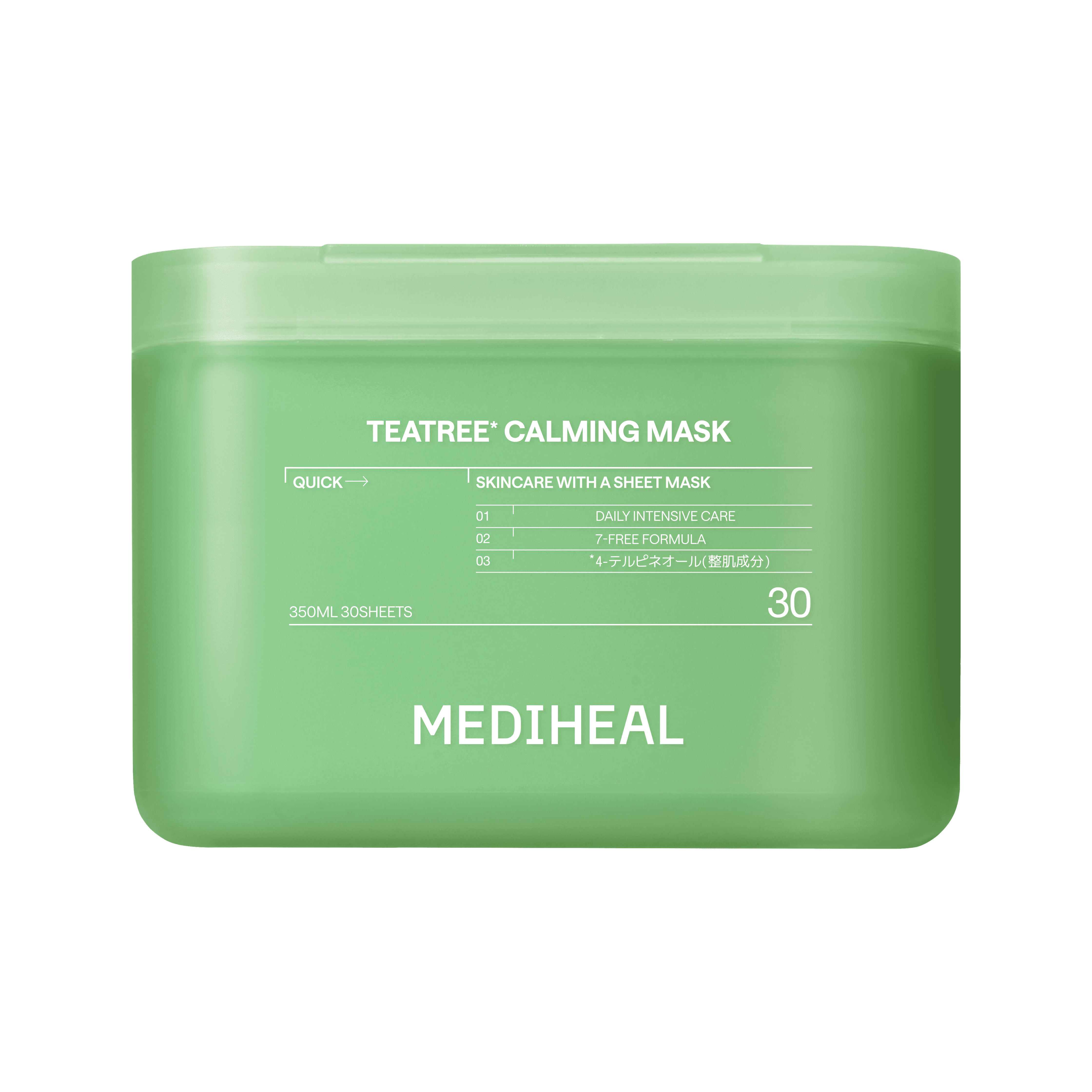 ティーツリー カーミングマスク 350 ml / 30枚