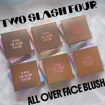 オールオーバーフェイスブラッシュ/TWO SLASH FOUR/パウダーチークを使ったクチコミ(1枚目)