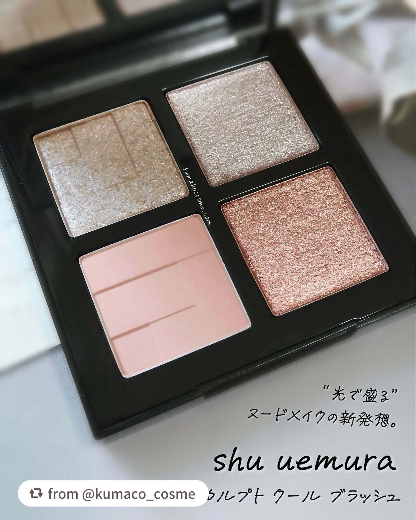アイスカルプト/shu uemura/アイシャドウパレットを使ったクチコミ(1枚目)