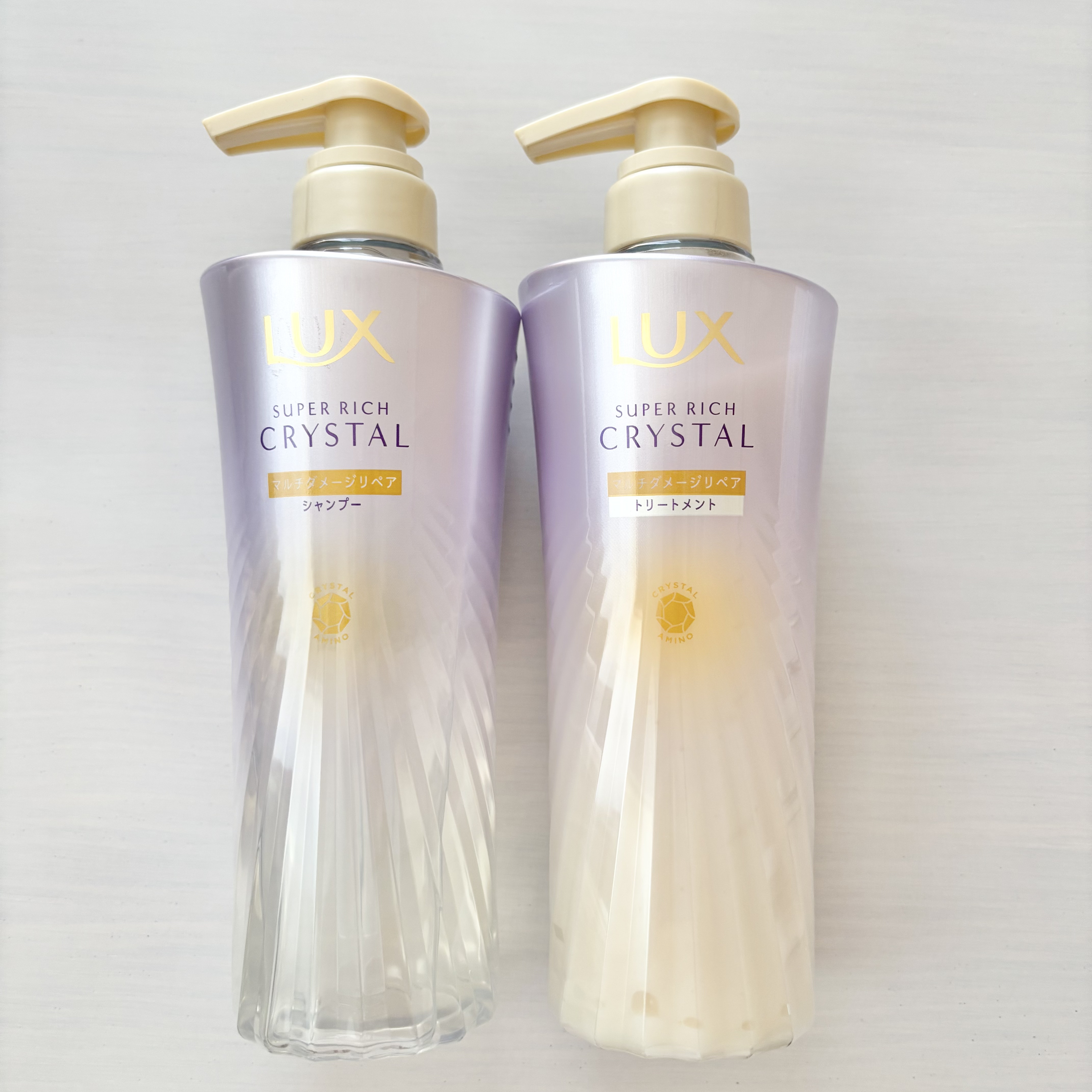 スーパーリッチクリスタル　マルチダメージリペア　シャンプー/トリートメント/LUX/市販シャンプーを使ったクチコミ（2枚目）