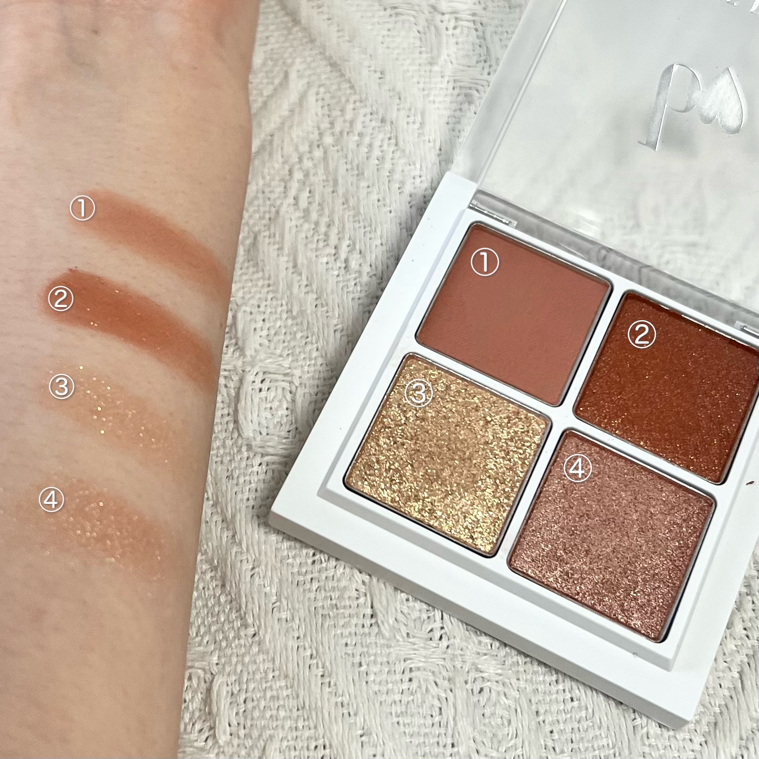 THE アイパレR/b idol/アイシャドウパレットを使ったクチコミ（3枚目）