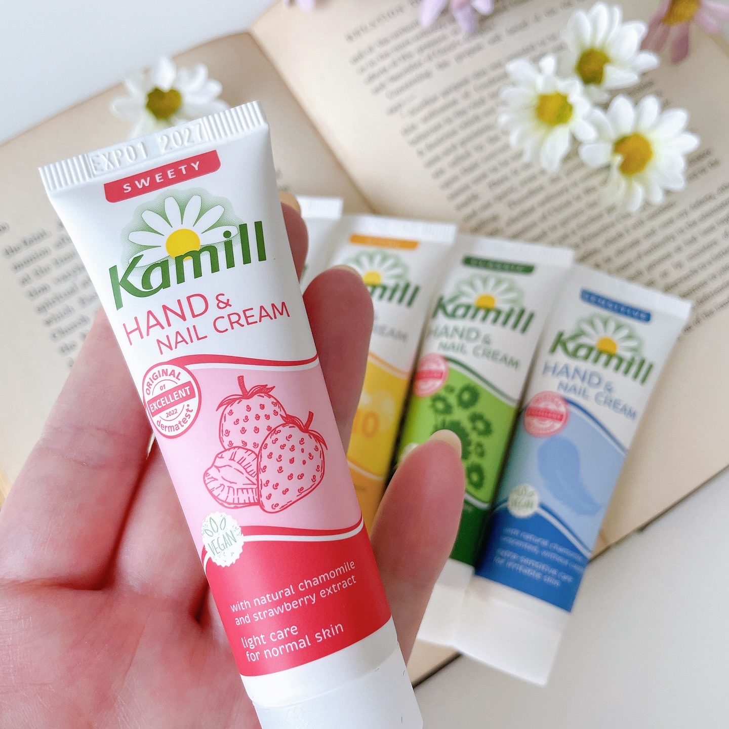 ハンド＆ネイルクリームミニ 企画セット30ml*5/カミール/その他キットセットを使ったクチコミ（3枚目）