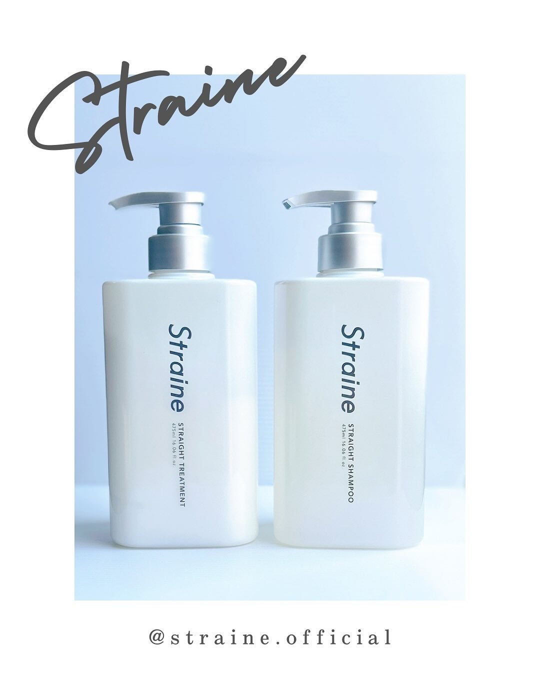 ストレートシャンプー/ストレートトリートメント ホワイトブロッサムの香り/Straine/市販シャンプーを使ったクチコミ(1枚目)