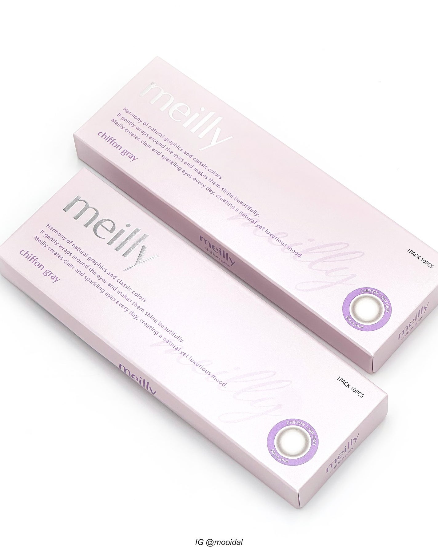 chiffon/meilly/ワンデー(1DAY)カラコンを使ったクチコミ(2枚目)