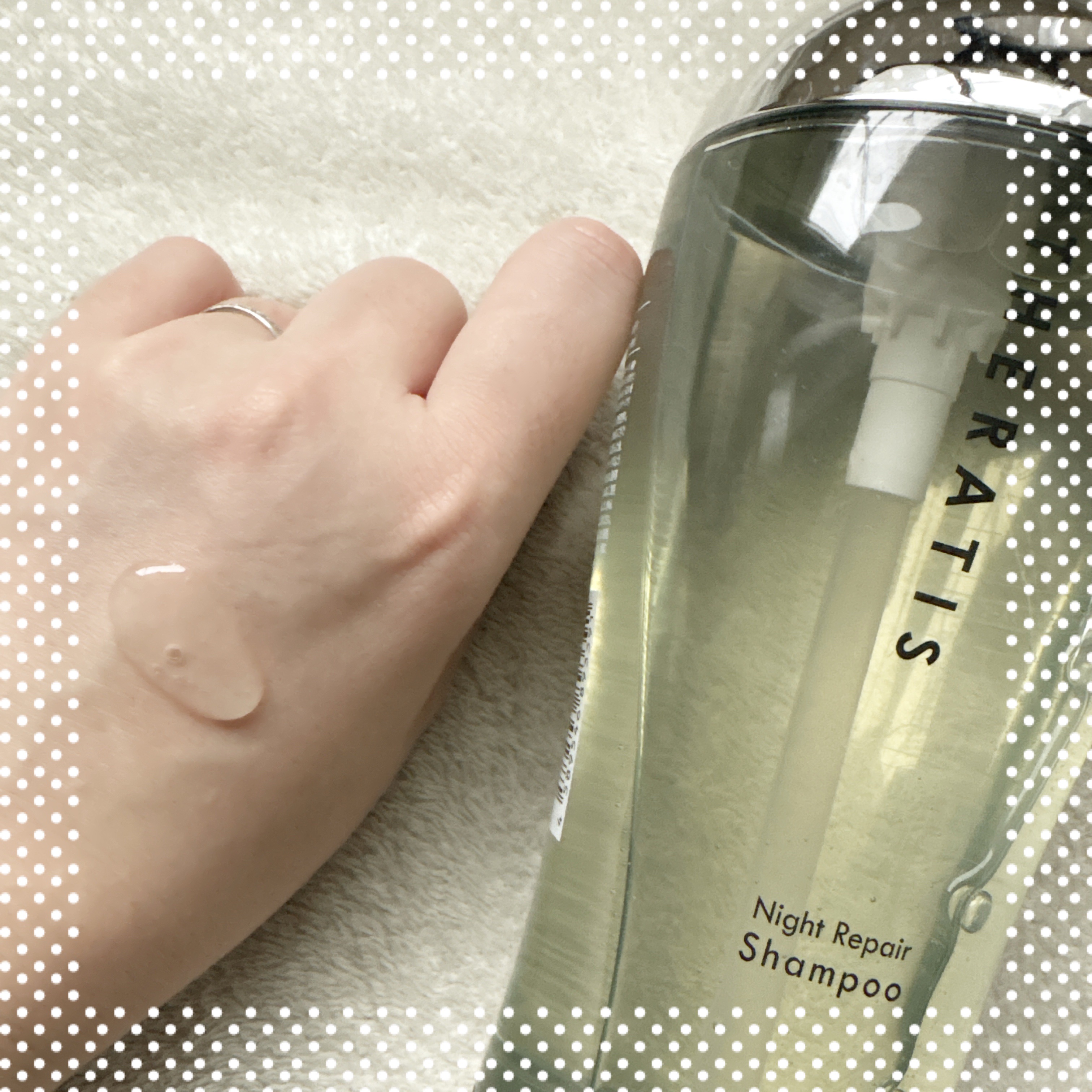 ナイトリペア シャンプー/ヘアトリートメント/THERATIS/シャンプー・コンディショナーを使ったクチコミ（2枚目）