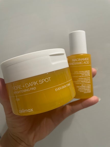 ポアブライトニング シミケア パッド/celimax/トナーパッドを使ったクチコミ(4枚目)