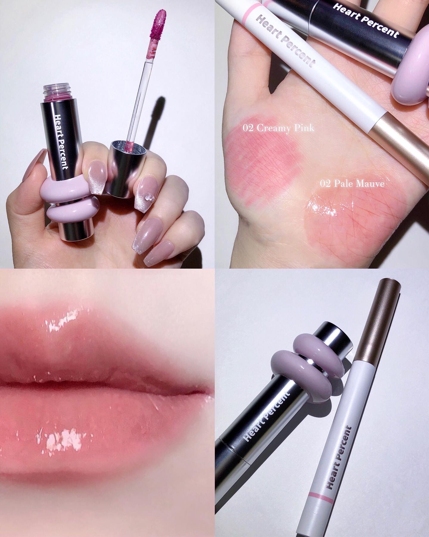ドットオンムードワンウェイグロイティント/Heart Percent/リップティントを使ったクチコミ（1枚目）