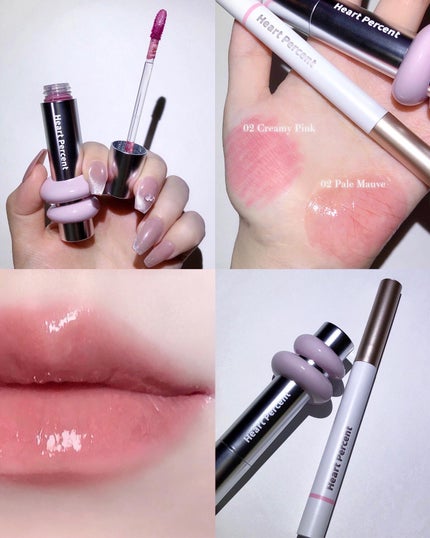 ドットオンムードワンウェイグロイティント/Heart Percent/リップティントを使ったクチコミ(1枚目)