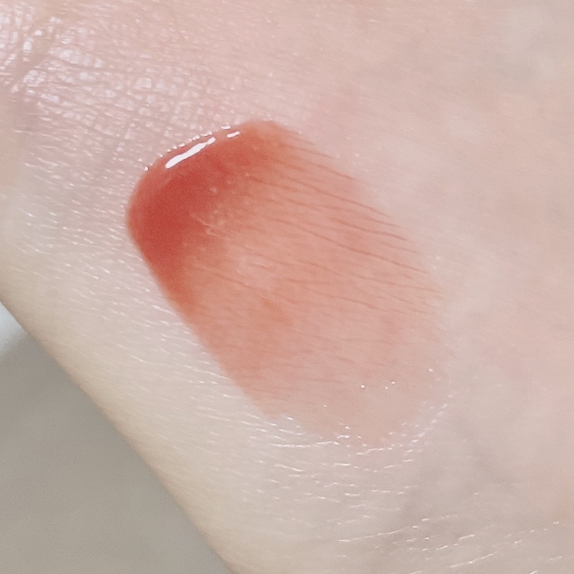 ジューシーデューイグロウティント (ミニ限定) 17 ロージーシナモン/dasique/リップティントを使ったクチコミ（3枚目）