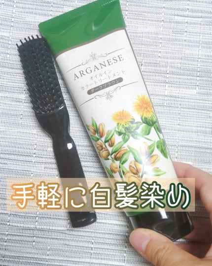 アルガネーゼ オイルインカラートリートメント/ウィルミナ/ヘアカラーを使ったクチコミ(1枚目)