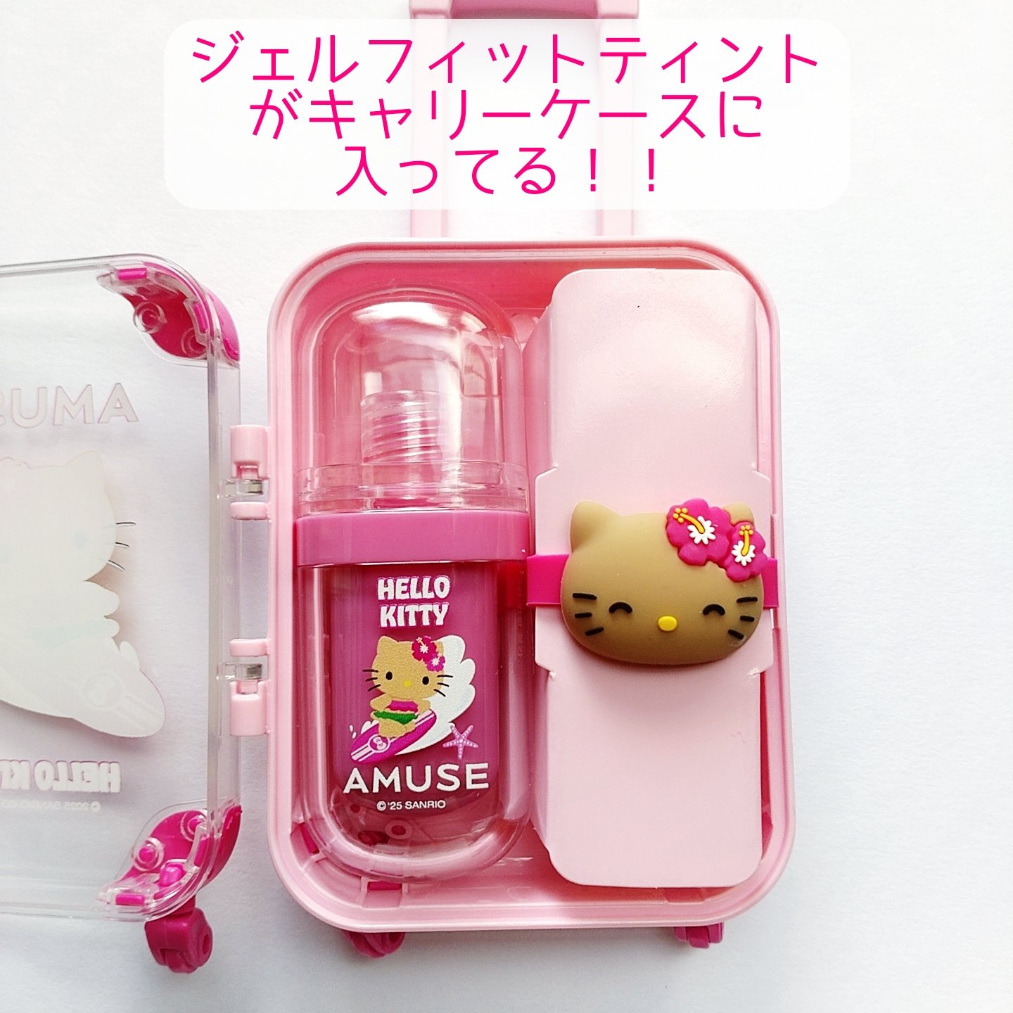 ジェルフィットティントキャリーセット/AMUSE/リップティントを使ったクチコミ（2枚目）