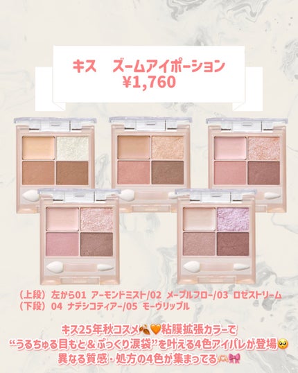 キス ズームアイポーション/KiSS/アイシャドウパレットを使ったクチコミ(2枚目)