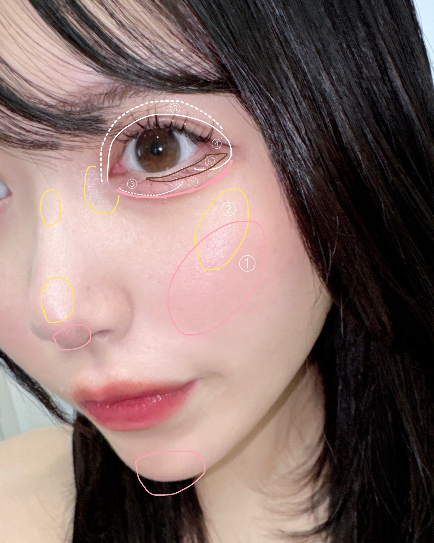 フェイスアイパレット/CEZANNE/アイシャドウを使ったクチコミ(3枚目)