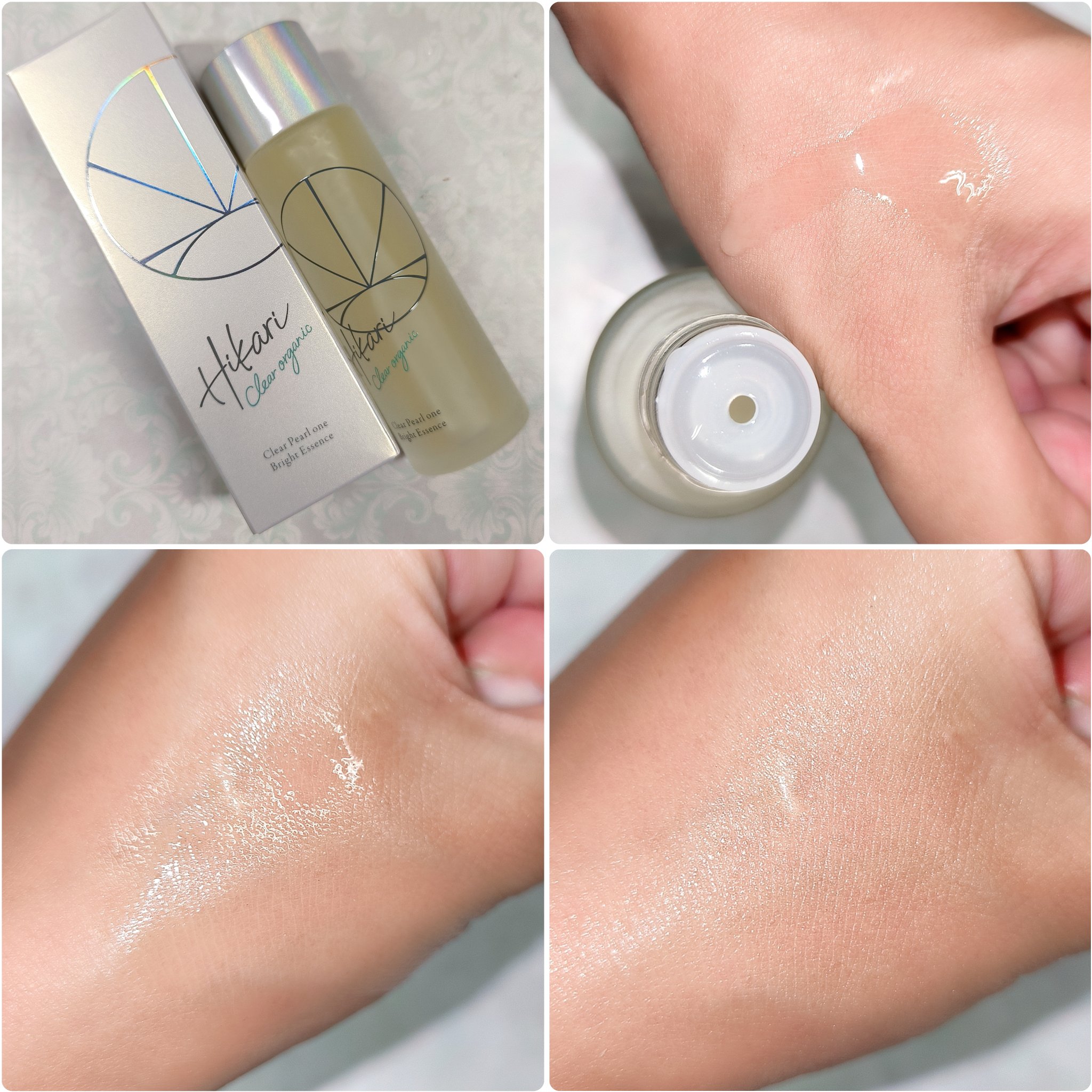 クリアパールワン ブライトエッセンス/HIKARI CLEAR オーガニック/美容液を使ったクチコミ（3枚目）
