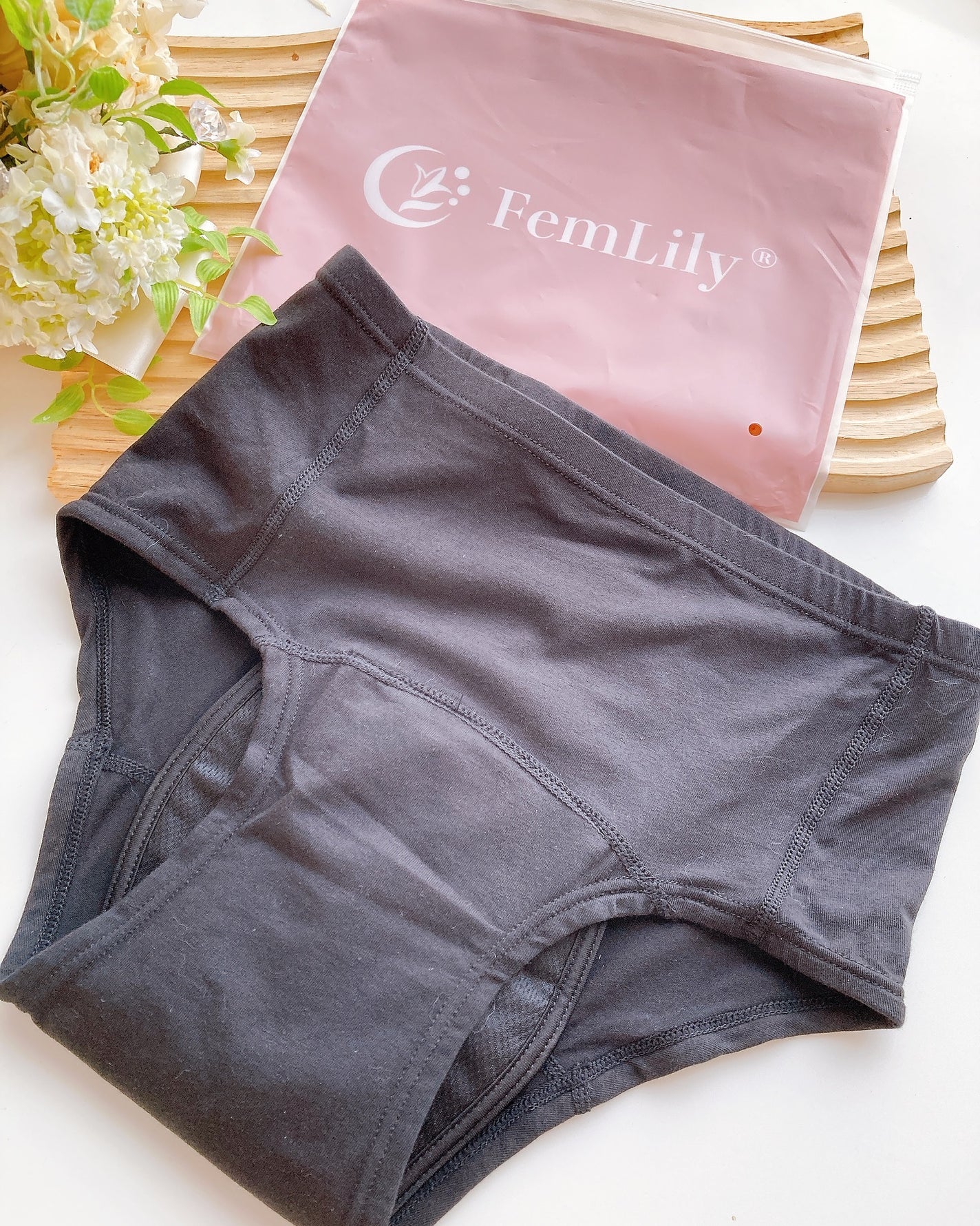 オーガニックコットン95%の吸水ショーツ/FemLily/その他生理用品を使ったクチコミ(8枚目)