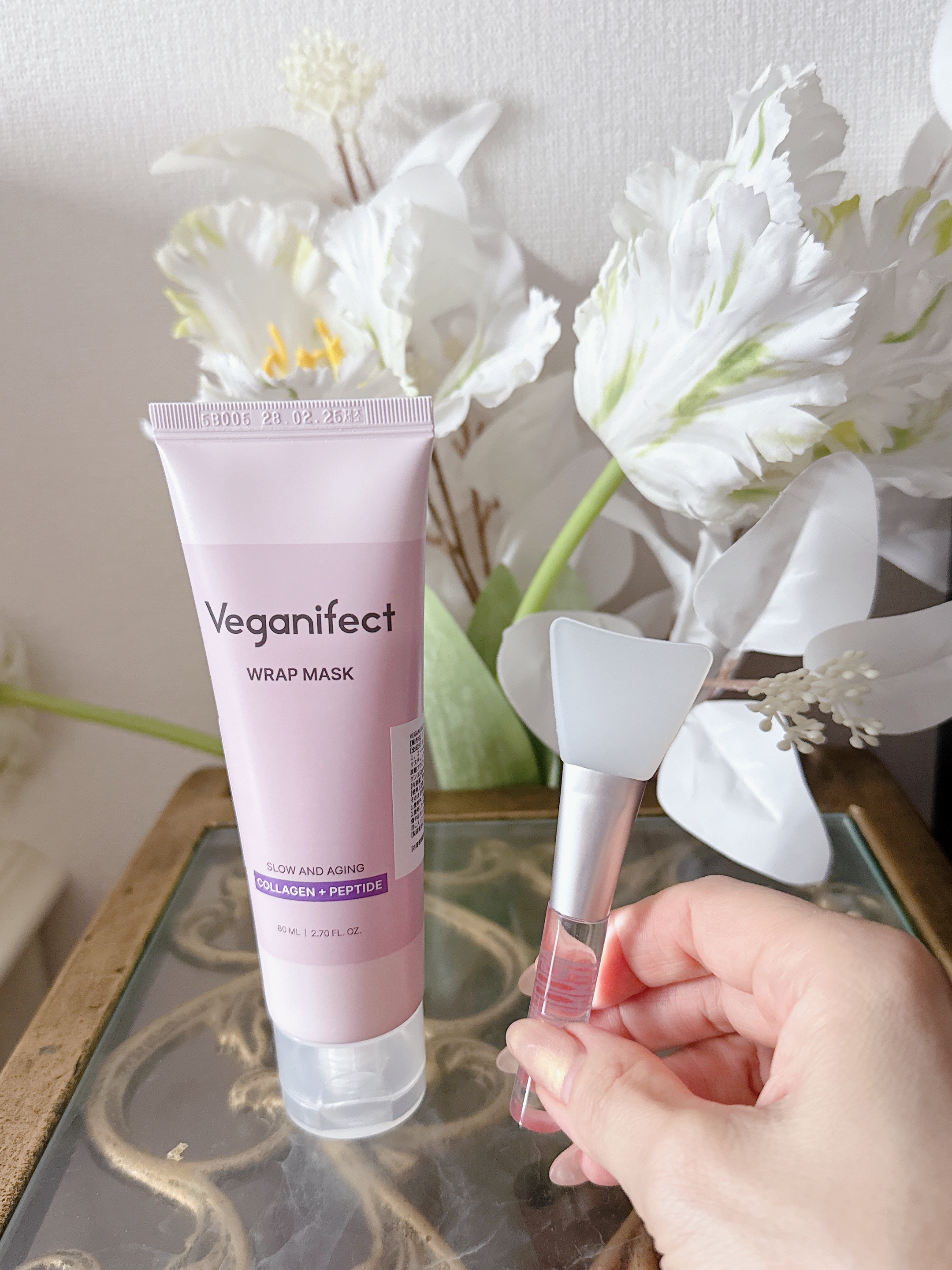 塗るマスクパック低分子コラーゲンマスク /Veganifect/洗い流すパック・マスクを使ったクチコミ（1枚目）