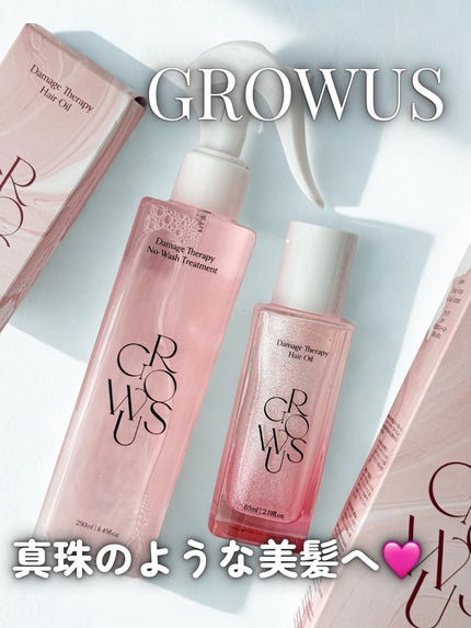 洗い流さないトリートメント/GROWUS/アウトバストリートメントを使ったクチコミ(1枚目)