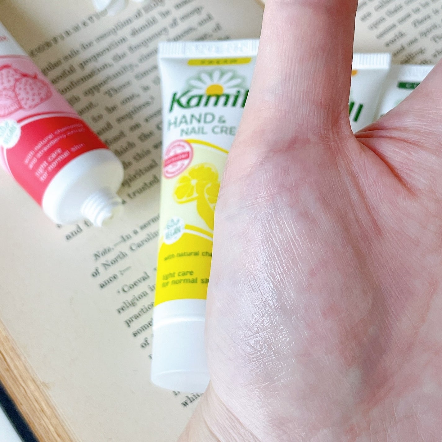 ハンド&ネイルクリームミニ 企画セット30ml*5/カミール/その他キットセットを使ったクチコミ(5枚目)