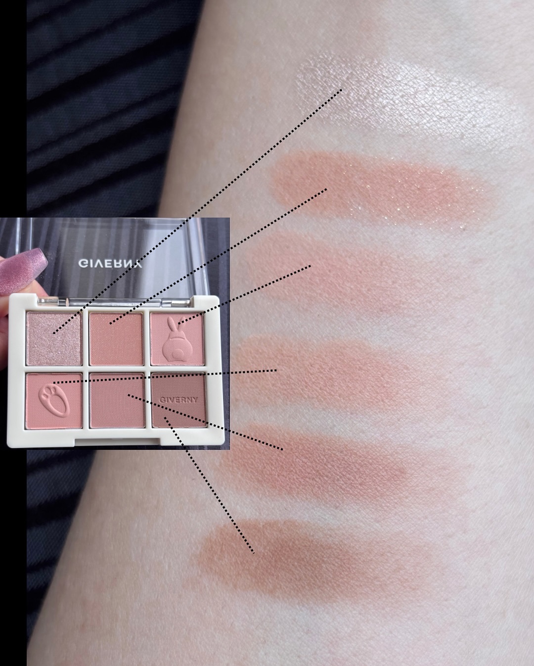 SOFT EYE PALETTE/GIVERNY/アイシャドウパレットを使ったクチコミ（3枚目）