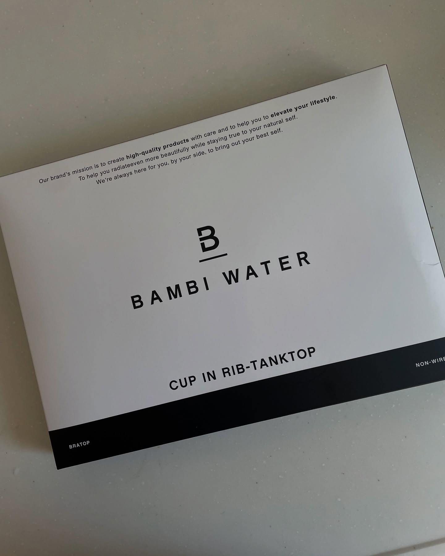 カップインリブタンクトップ/BAMBI WATER/その他を使ったクチコミ（2枚目）