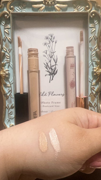 xixi XIXI シェーディングのクチコミ「
コンシーラ2点の紹介です(⁎ᴗ͈ˬᴗ͈⁎)
XiXi 02# 
LUNA 02
Xi.....」(2枚目)