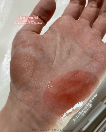 ドットオンムードワンウェイグロイティント/Heart Percent/リップティントを使ったクチコミ(4枚目)