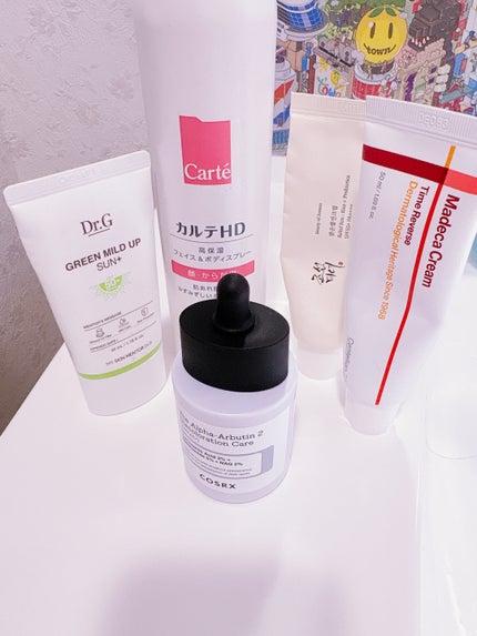 グリーンマイルドアップサンプラス/Dr.G/日焼け止めクリームを使ったクチコミ(1枚目)