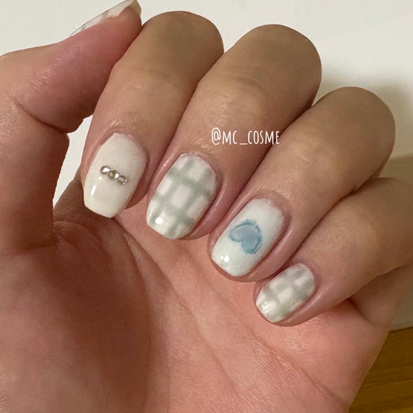 ジェルネイル(ライト対応)/セリア/ジェルネイル by moca☁️フォロバはコメントください🙇♀️