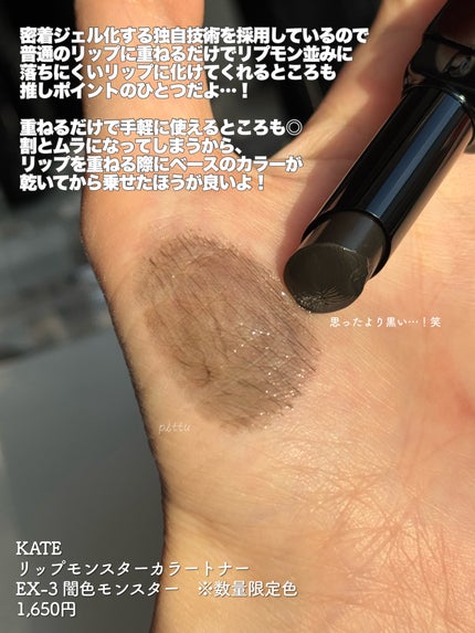 ケイト リップモンスターカラートナー/KATE/口紅を使ったクチコミ(3枚目)