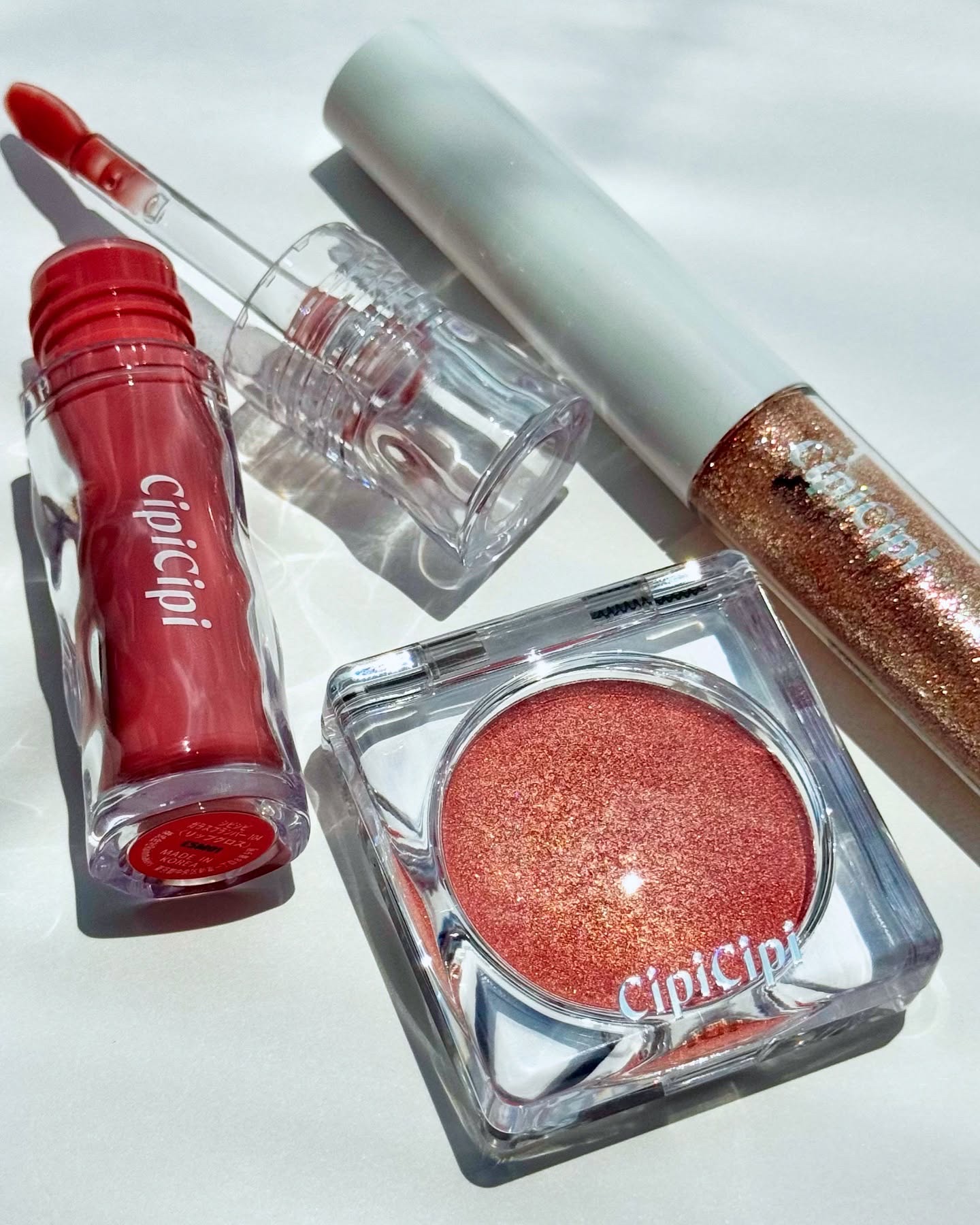 CipiCipi まとめ グリッター プランパー ティント チーク ハイライター