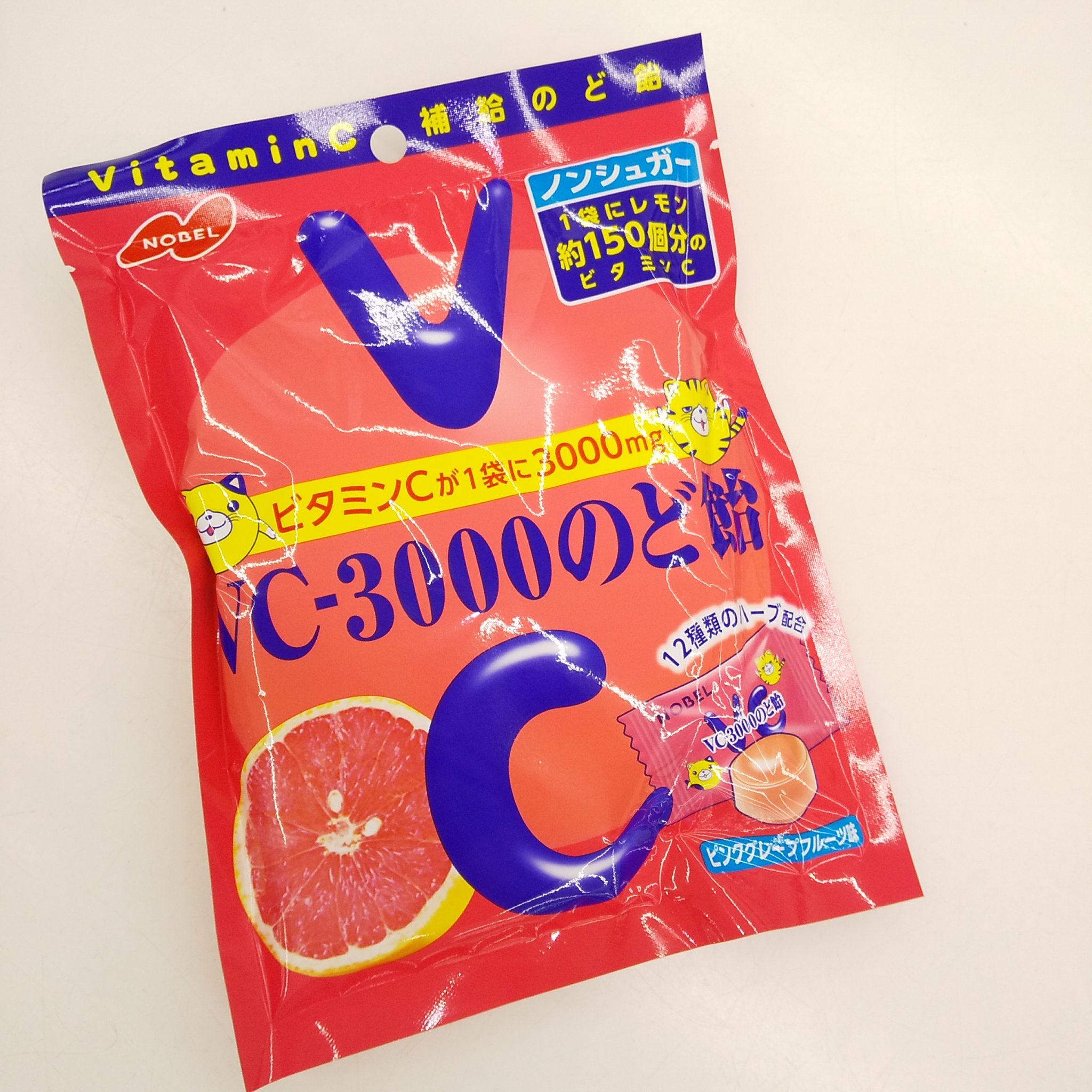 ＶＣ−３０００のど飴/ノーベル製菓/食品を使ったクチコミ（3枚目）
