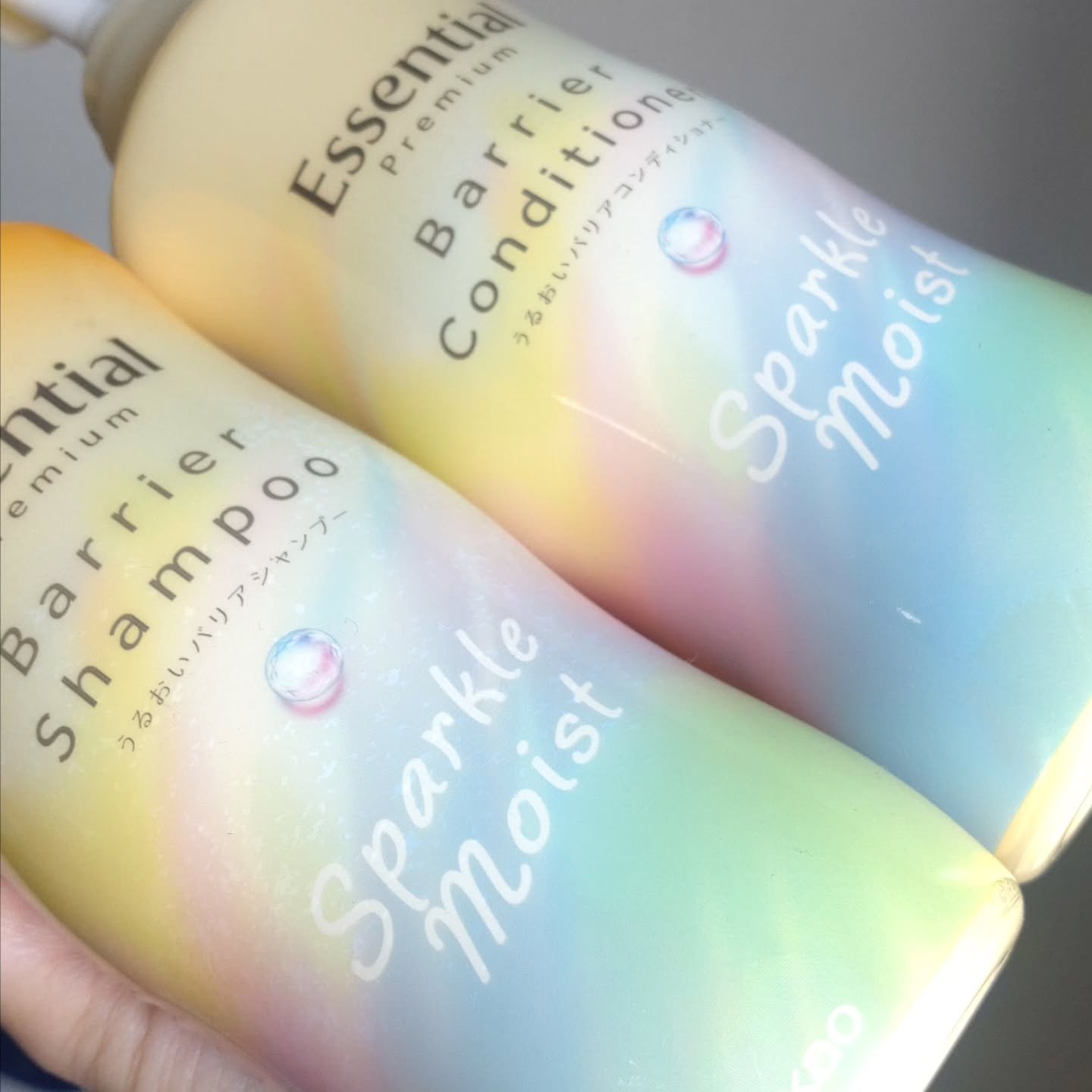 エッセンシャルプレミアム バリアシャンプー・コンディショナー スパークルモイスト/エッセンシャル/市販シャンプーを使ったクチコミ（2枚目）