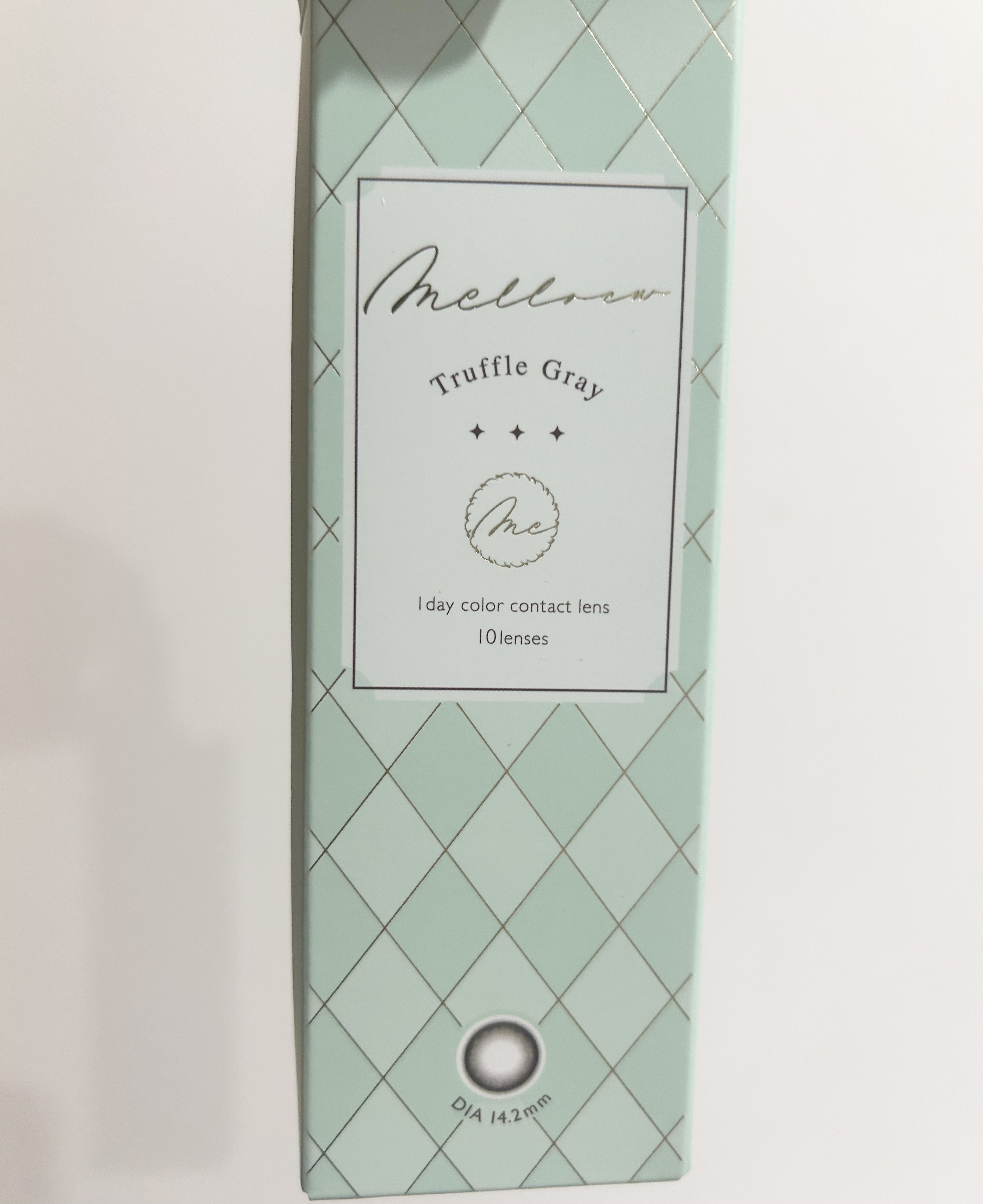 melloew 1day トリュフグレー/melloew/ワンデー（１DAY）カラコンを使ったクチコミ（1枚目）