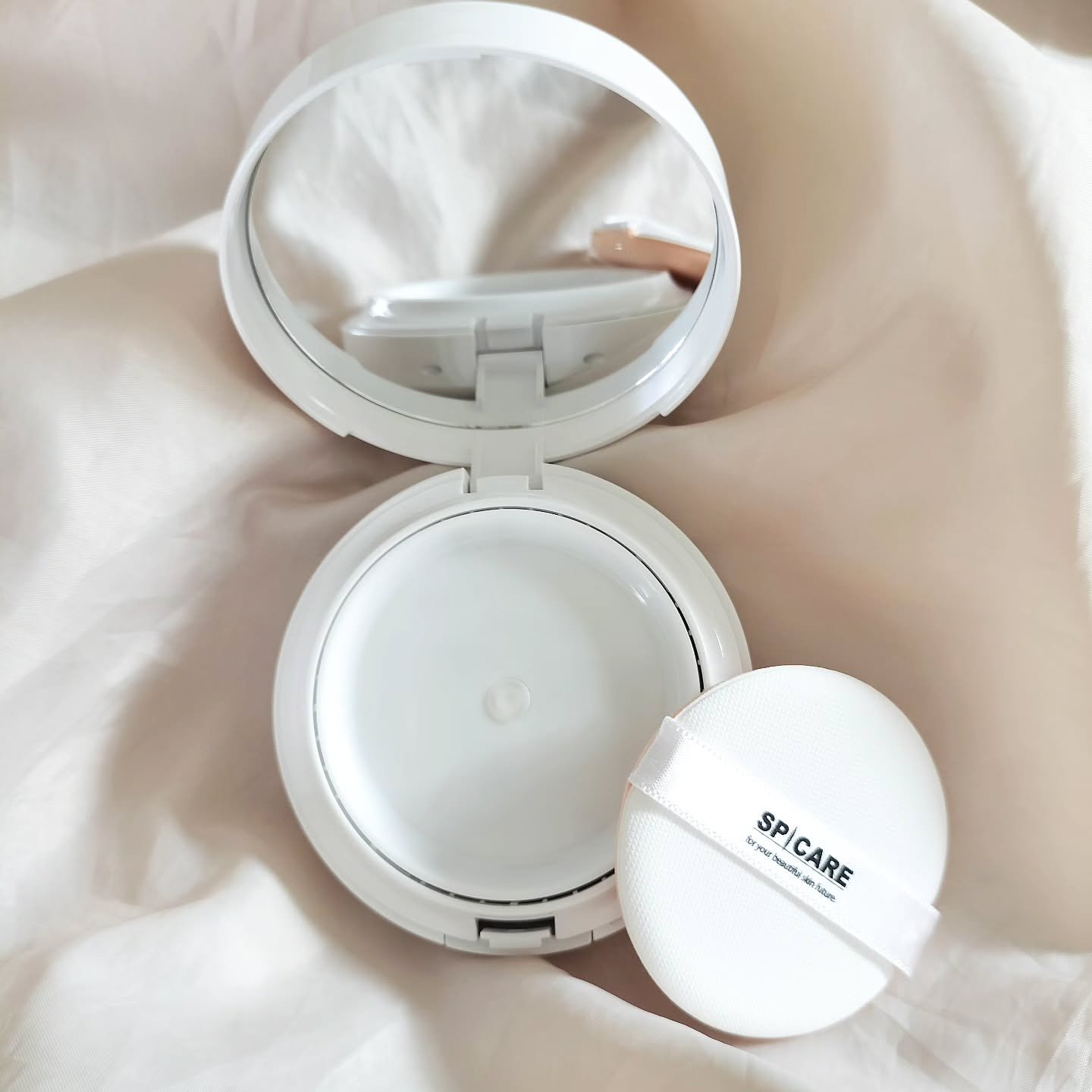 V3 ブリリアント ファンデーション/SPICARE/クッションファンデーションを使ったクチコミ（2枚目）