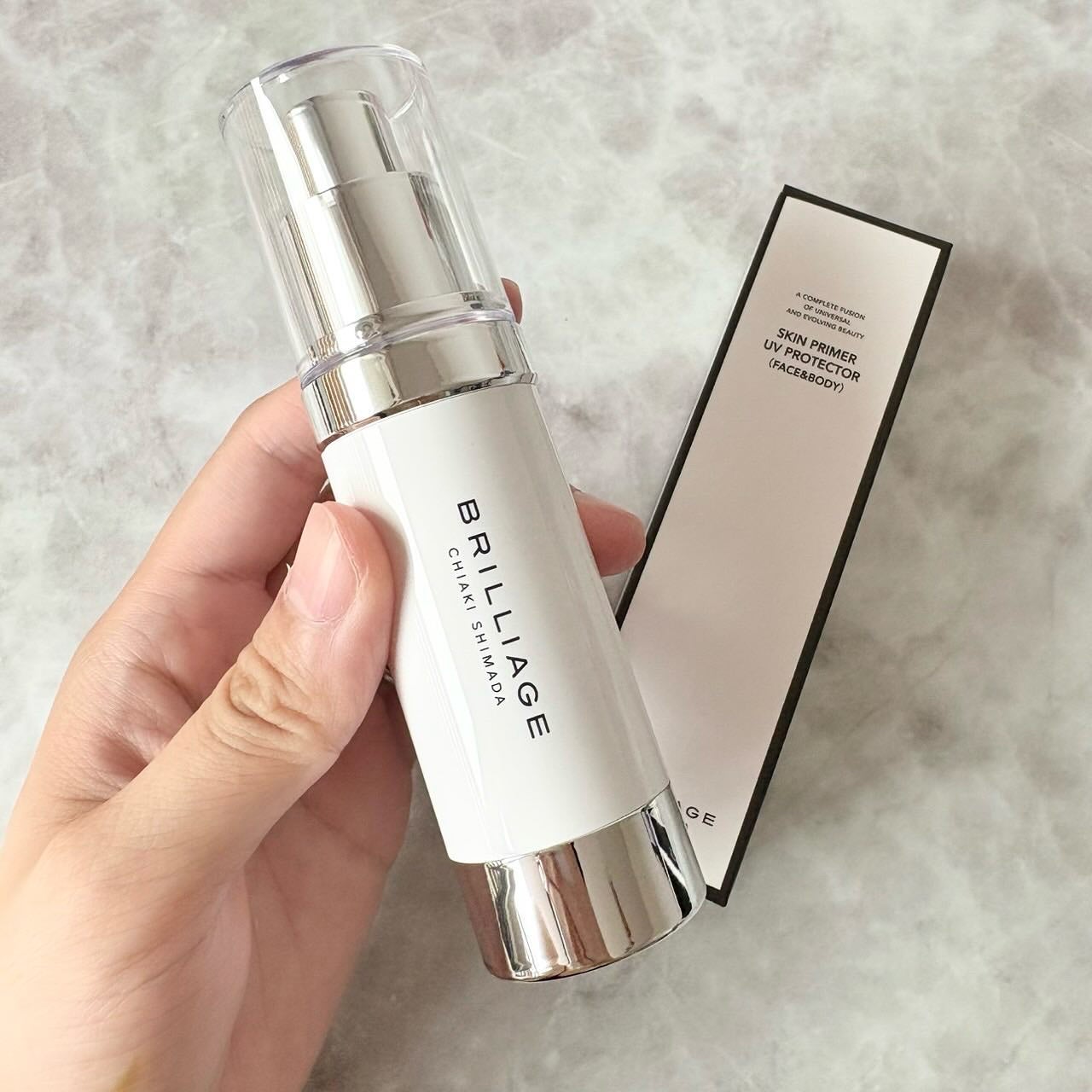 スキンプライマー UV プロテクター(フェイス&ボディ)/ブリリアージュ/化粧下地を使ったクチコミ(3枚目)