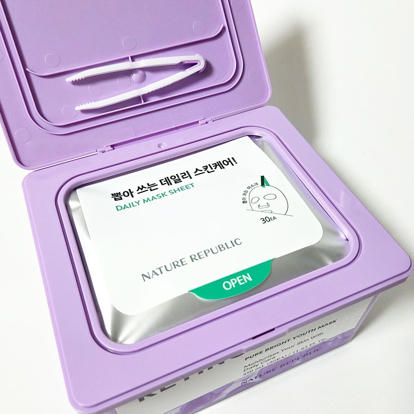 レチノールピュアブライトユースマスク30枚入/ネイチャーリパブリック/シートマスク・パックを使ったクチコミ（2枚目）