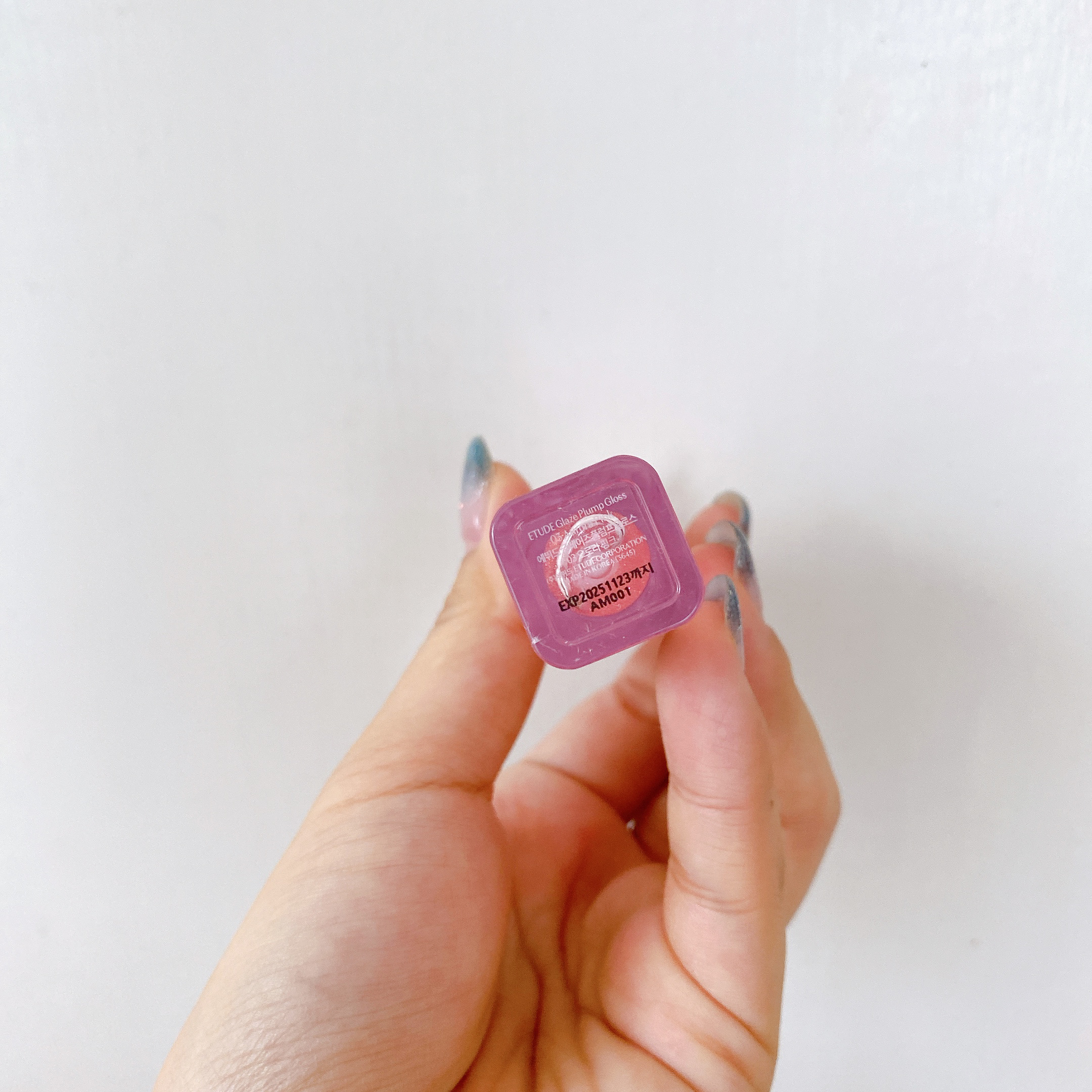 グレーズ プランパーグロス スパークリングブルー/ETUDE/リッププランパーを使ったクチコミ（3枚目）